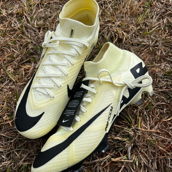 NEW Nike size 6.5 NOTE Air Zoom Mercurial Superfly 9 Pro shoes cleats Lemonade